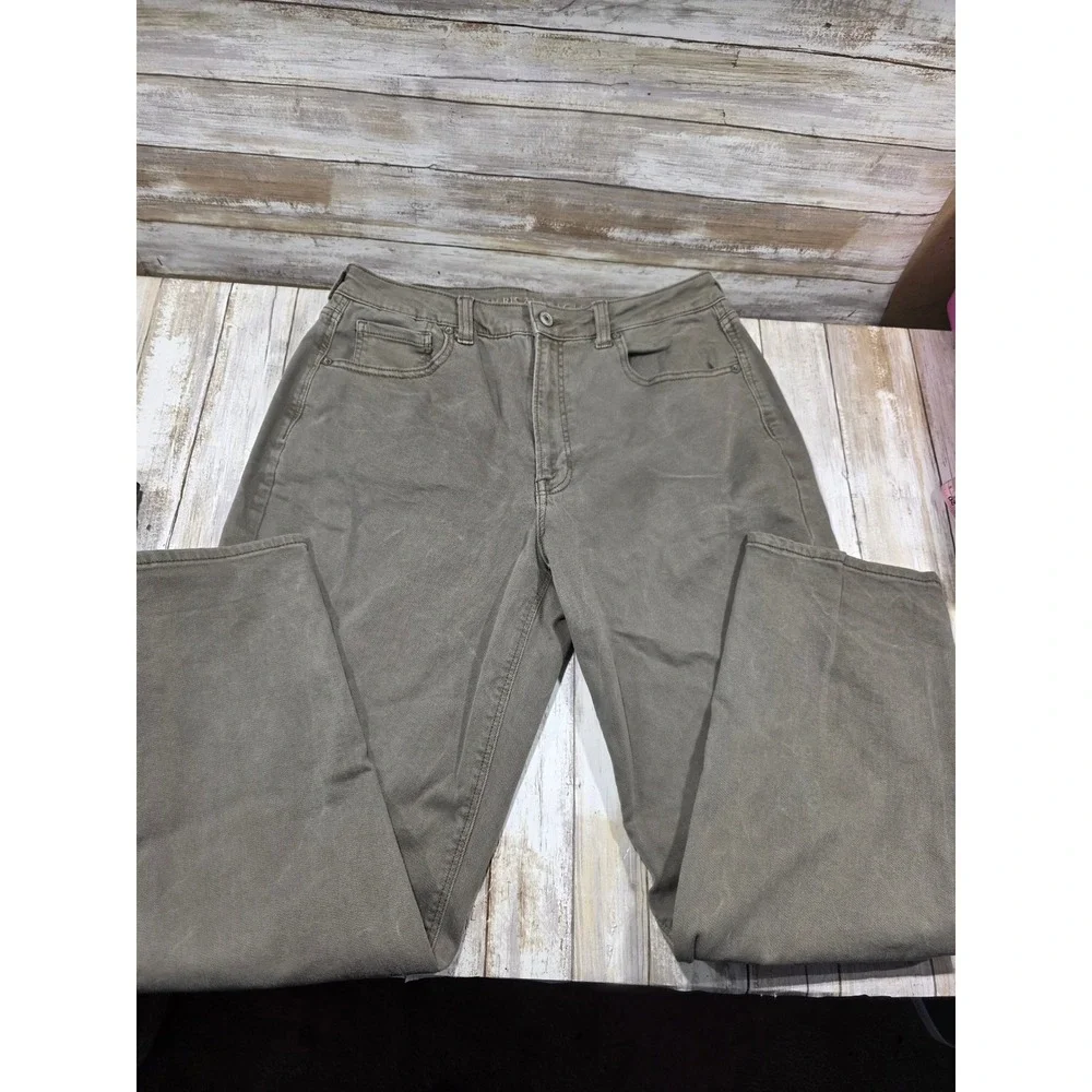 American Eagle Women Lot‎ 10 Super Stretch Black Jeggings & 12 Reg. Green Jeans - Picture 2 of 16